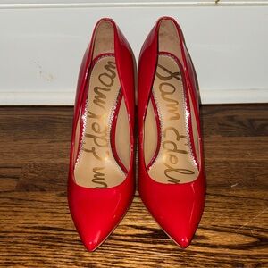 Sam Edelman Red Heels- 4” Never Worn
